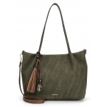 62791-967, SHOPPING BAG ΜΕΣAIΑ E&N ELKE, OLIV/COGNAC